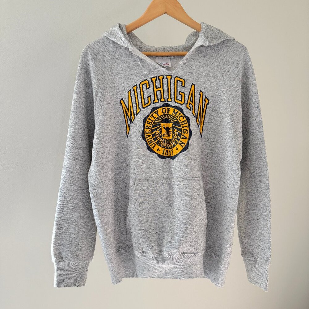 Michigan Wolverines University Hoodie XL Vintage Sweatshirt